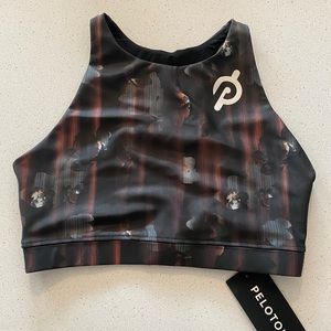 Peloton High Neck Floral Sports Bra, Women’s Size Small